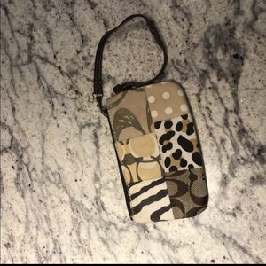 Coach Animal Print Clutch